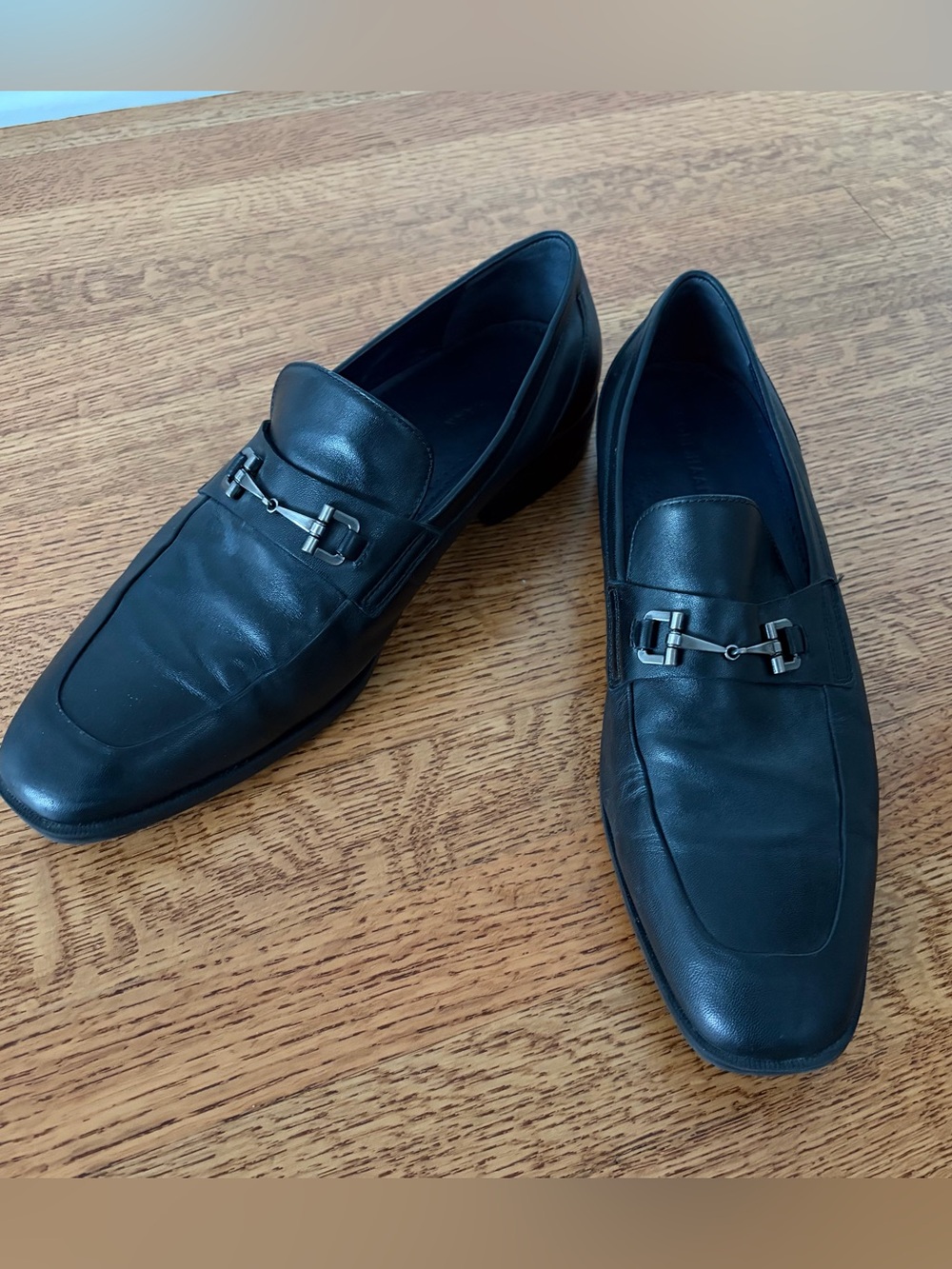 Cole Haan Martino Bit II Men's Loafers Black Leather Horsebit Slip-On Size 12 M